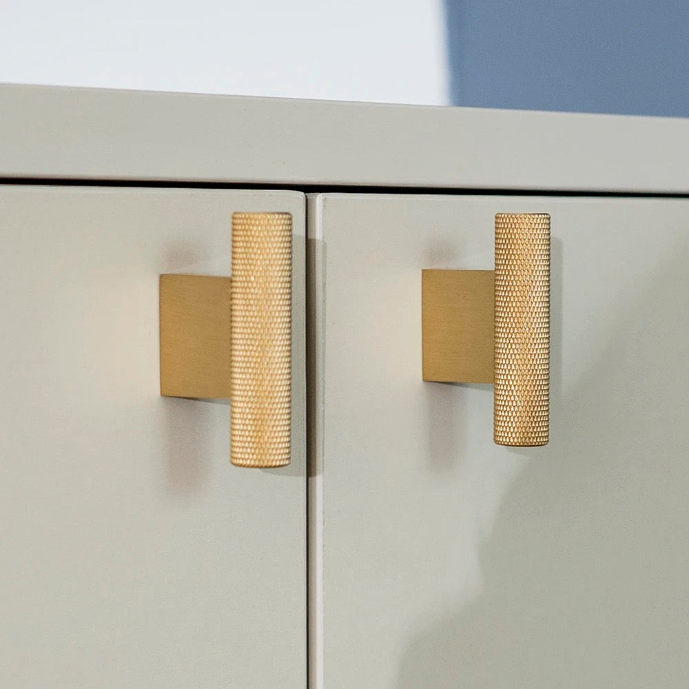 Dura - Brushed brass with pattern