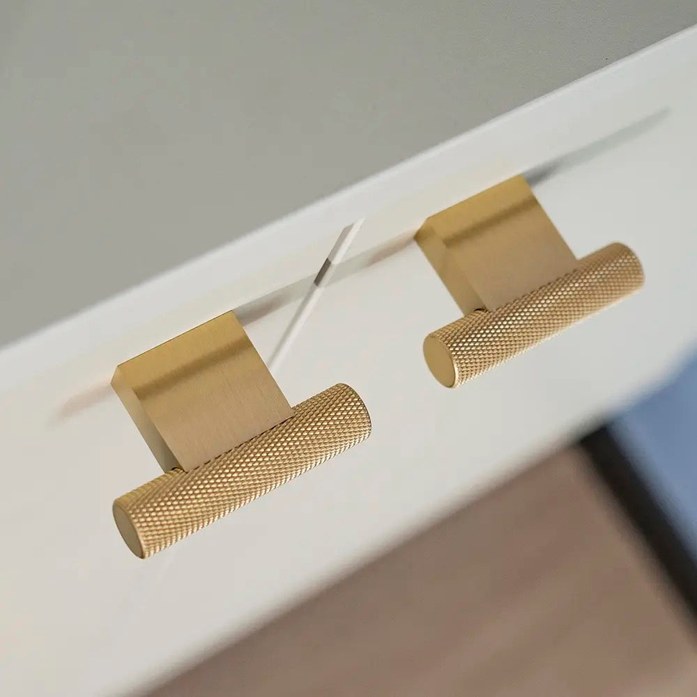 Dura - Brushed brass with pattern
