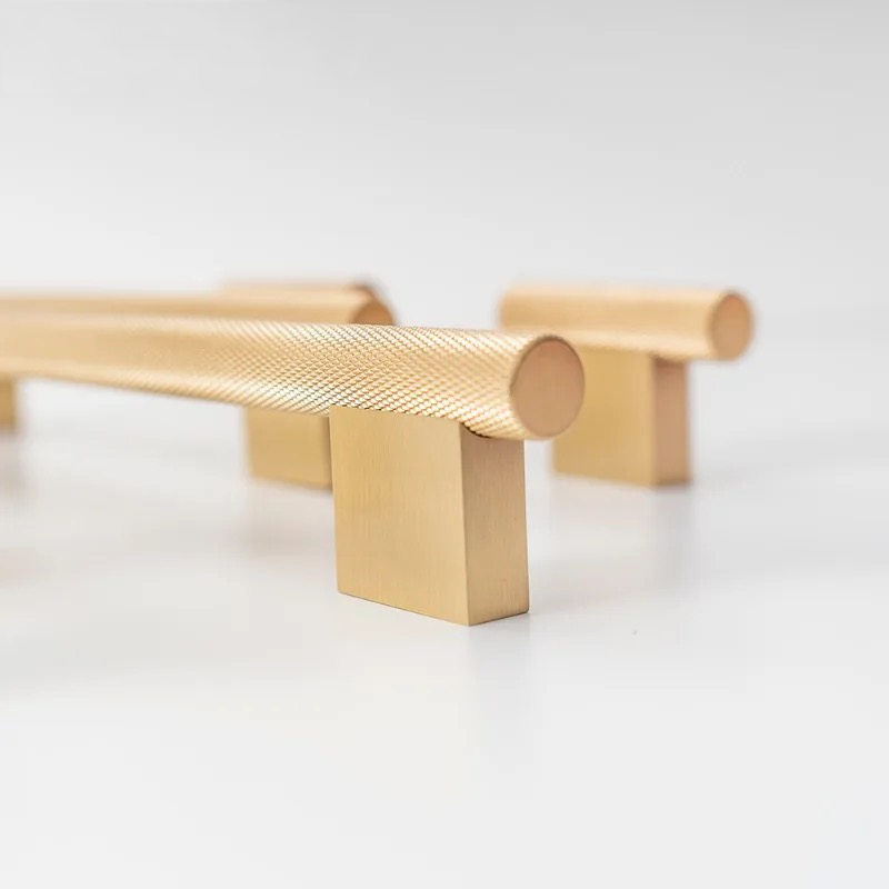 Dura - Brushed brass with pattern