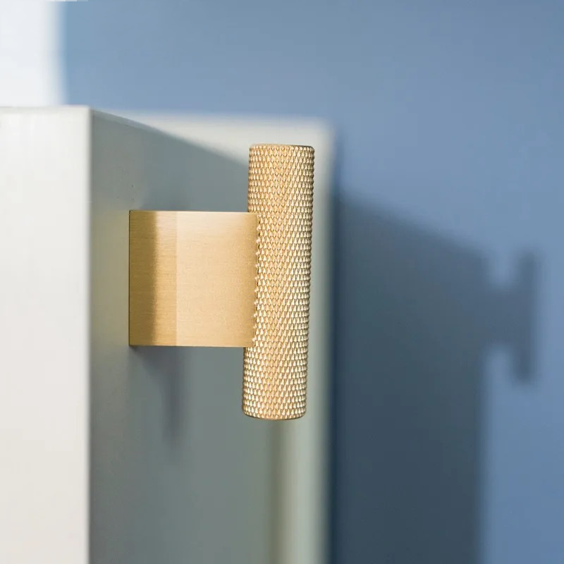 Dura - Brushed brass with pattern