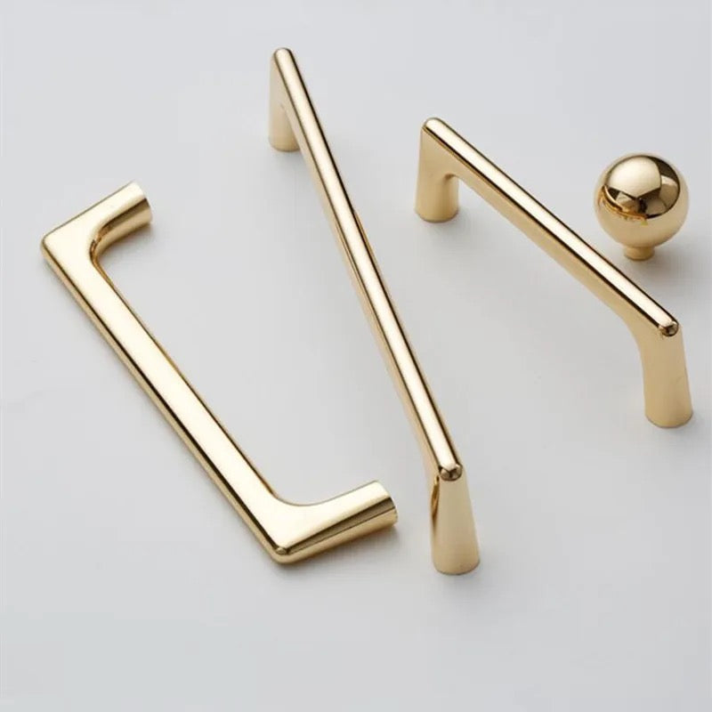 Gigi - Gold with rounded shapes