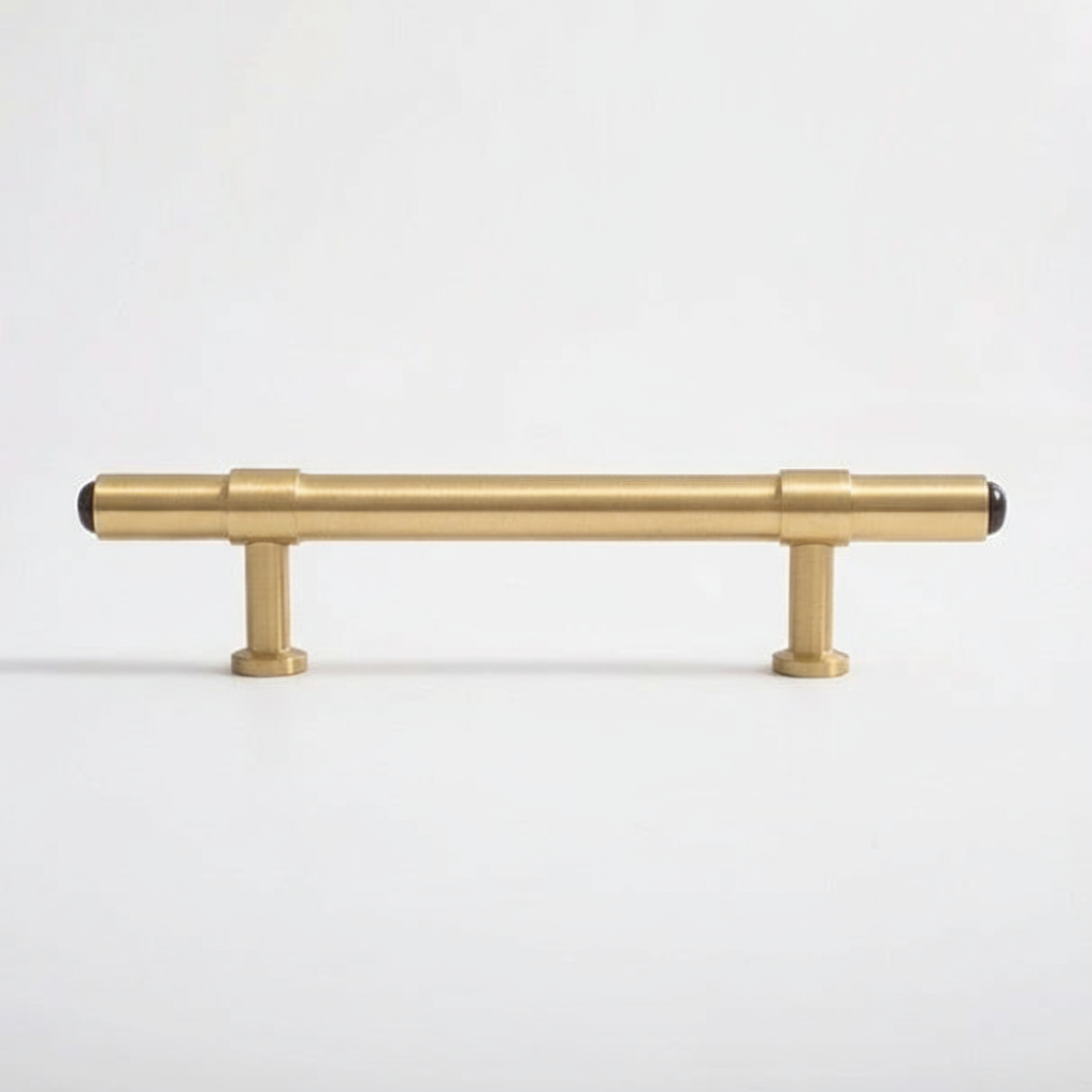 Emy - Mässing och Obsidian sten