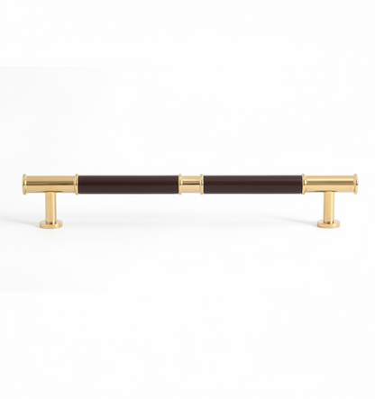 Tuva - Mässing och läder - Burgundy