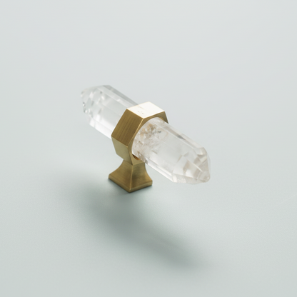 Inse - Borstad mässing och kristall